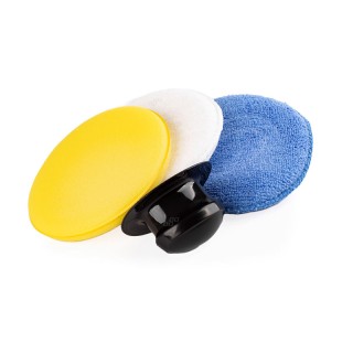 Σετ Στρογγυλά Σφουγγάρια Γυαλίσματος Αυτοκινήτου από Μικροΐνες με Λ...