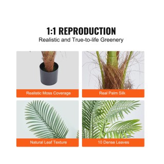 Σετ Τεχνητά Φυτά Φοίνικας 1219 mm 2 τμχ VEVOR RZRDZW4FT2BLDY2FIV0