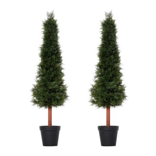 Σετ Τεχνητά Φυτά Πεύκα 150 cm 2 τμχ Outsunny 844-361 Σετ Τεχνητά Φυτά Πεύκα 150 cm 2 τμχ Outsunny 844-361