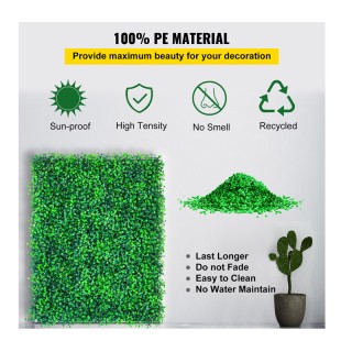 Σετ Τεχνητά Πάνελ Πυξάρι 50.8 x 50.8 cm 12 τμχ VEVOR AQFSYCGTYSW246... Σετ Τεχνητά Πάνελ Πυξάρι 50.8 x 50.8 cm 12 τμχ VEVOR AQFSYCGTYSW246...