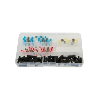Set of Heat Shrinkable Cable Insulators with Tin in a Case 10... Set of Heat Shrinkable Cable Insulators with Tin in a Case 10...