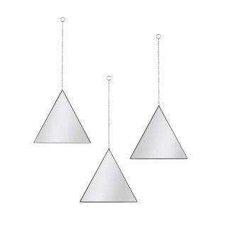 Σετ Τριγωνικοί Καθρέπτες Τοίχου με Πλαστικό Πλαίσιο 24.9 x 1.02 x 2... Σετ Τριγωνικοί Καθρέπτες Τοίχου με Πλαστικό Πλαίσιο 24.9 x 1.02 x 2...