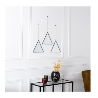 Σετ Τριγωνικοί Καθρέπτες Τοίχου με Πλαστικό Πλαίσιο 24.9 x 1.02 x 2... Σετ Τριγωνικοί Καθρέπτες Τοίχου με Πλαστικό Πλαίσιο 24.9 x 1.02 x 2...