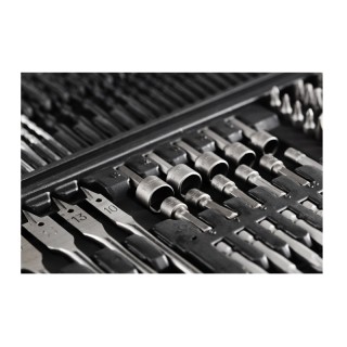 Σετ Τρυπάνια & Μύτες σε Βαλιτσάκι 150 τμχ Wolfgang 8719831799046