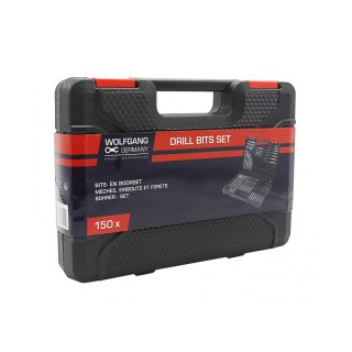 Σετ Τρυπάνια & Μύτες σε Βαλιτσάκι 150 τμχ Wolfgang 8719831799046 Σετ Τρυπάνια & Μύτες σε Βαλιτσάκι 150 τμχ Wolfgang 8719831799046
