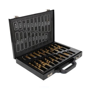 Σετ Τρυπάνια Τιτανίου HSS-TIN 170 τμχ σε Μεταλλικό Βαλιτσάκι TAGRED... Σετ Τρυπάνια Τιτανίου HSS-TIN 170 τμχ σε Μεταλλικό Βαλιτσάκι TAGRED...