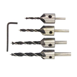 Σετ Τρυπάνια Ξύλου με Ρυθμιζόμενη Φρέζα 3-6 mm 4 τμχ Kraft&Dele KD-... Σετ Τρυπάνια Ξύλου με Ρυθμιζόμενη Φρέζα 3-6 mm 4 τμχ Kraft&Dele KD-...