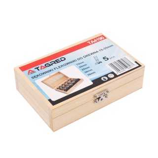 Σετ Τρυπάνια Ξύλου Μεντεσέδων 15-35 mm 5 τμχ TAGRED TA4190 Σετ Τρυπάνια Ξύλου Μεντεσέδων 15-35 mm 5 τμχ TAGRED TA4190