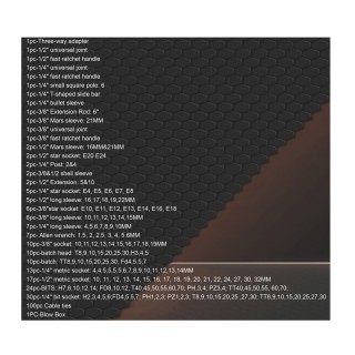 Σετ Βαλιτσάκι Εργαλείων 292 τμχ Kraft&Dele KD-10460