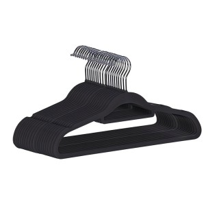 Σετ Βελούδινες Κρεμάστρες Ρούχων 20 τμχ Ruhhy 22536 Σετ Βελούδινες Κρεμάστρες Ρούχων 20 τμχ Ruhhy 22536