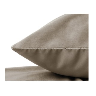 Σετ Βελούδινες Μαξιλαροθήκες 60 x 70 cm Χρώματος Taupe 2 τμχ Sleept...