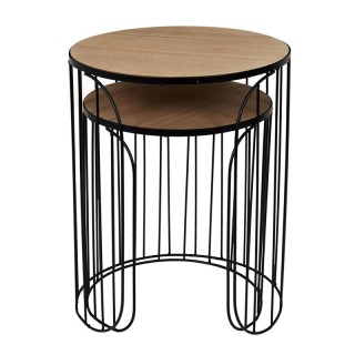 Σετ Βοηθητικά Μεταλλικά Στρογγυλά Τραπέζια Nesting 40 x 40 x 40 cm ... Σετ Βοηθητικά Μεταλλικά Στρογγυλά Τραπέζια Nesting 40 x 40 x 40 cm ...