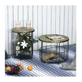 Σετ Βοηθητικά Μεταλλικά Τραπέζια 46 x 35.5 cm 2 τμχ Outsunny 84B-490 Σετ Βοηθητικά Μεταλλικά Τραπέζια 46 x 35.5 cm 2 τμχ Outsunny 84B-490