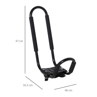 Σετ Βραχίονες Σχάρας Οροφής Αυτοκινήτου για Καγιάκ 46 x 16.5 x 47 c... Σετ Βραχίονες Σχάρας Οροφής Αυτοκινήτου για Καγιάκ 46 x 16.5 x 47 c...