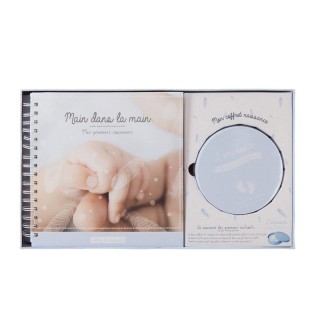 Σετ Βρεφικό Άλμπουμ και Κουτί Αποτυπώματος Μωρού 23 x 22 cm Χρώματο...