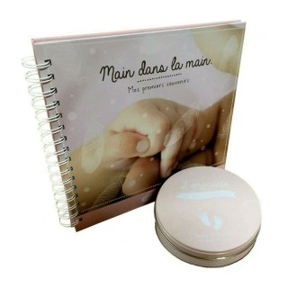 Σετ Βρεφικό Άλμπουμ και Κουτί Αποτυπώματος Μωρού 23 x 22 cm Χρώματο...