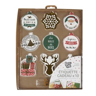 Σετ Χάρτινα Χριστουγεννιάτικα Καρτελάκια Δώρων 10 τμχ Party Time DI... Σετ Χάρτινα Χριστουγεννιάτικα Καρτελάκια Δώρων 10 τμχ Party Time DI...