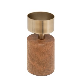 Σετ Ξύλινα Κηροπήγια 8 x 22 cm 2 τμχ Atmosphera 196728 Σετ Ξύλινα Κηροπήγια 8 x 22 cm 2 τμχ Atmosphera 196728