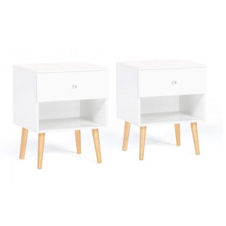 Σετ Ξύλινα Κομοδίνα 40 x 34 x 50 cm 2 τμχ Emmie Idomya 30088554 Σετ Ξύλινα Κομοδίνα 40 x 34 x 50 cm 2 τμχ Emmie Idomya 30088554