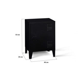 Σετ Ξύλινα Κομοδίνα με Μεταλλικά Πόδια 40 x 30 x 53 cm 2 τμχ Storen... Σετ Ξύλινα Κομοδίνα με Μεταλλικά Πόδια 40 x 30 x 53 cm 2 τμχ Storen...