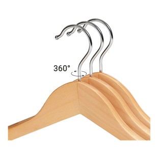 Σετ Ξύλινες Κρεμάστρες Κοστουμιών 6 τμχ Songmics CRSH06NL Σετ Ξύλινες Κρεμάστρες Κοστουμιών 6 τμχ Songmics CRSH06NL