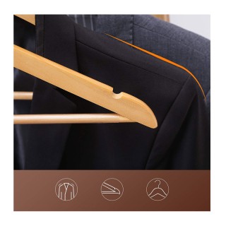 Σετ Ξύλινες Κρεμάστρες Ρούχων 10 τμχ Songmics CRW001-10 Σετ Ξύλινες Κρεμάστρες Ρούχων 10 τμχ Songmics CRW001-10