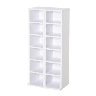 Σετ Ξύλινες Βιβλιοθήκες με 6 Ράφια 21 x 22.5 x 88.5 cm 2 τμχ HOMCOM...