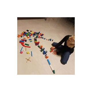 Σετ Ξύλινο Ντόμινο 407 τμχ Kruzzel 22914