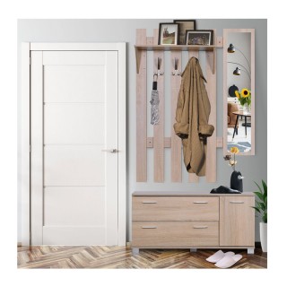 Σετ Ξύλινο Έπιπλο Εισόδου με Καθρέπτη 90 x 24 x 43.5 cm HOMCOM 837-... Σετ Ξύλινο Έπιπλο Εισόδου με Καθρέπτη 90 x 24 x 43.5 cm HOMCOM 837-...