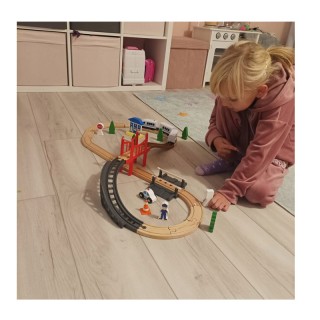 Σετ Ξύλινος Σιδηρόδρομος 3.2 m 37 τμχ Kruzzel 22646 Σετ Ξύλινος Σιδηρόδρομος 3.2 m 37 τμχ Kruzzel 22646