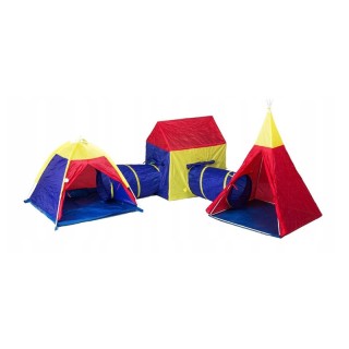 Σετ 3 Παιδικές Σκηνές με 2 Τούνελ Pop Up Πόλη 5 σε 1 Knorrtoys 8906 Σετ 3 Παιδικές Σκηνές με 2 Τούνελ Pop Up Πόλη 5 σε 1 Knorrtoys 8906