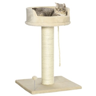PawHut Scratching Tree for Cats με Κρεβάτι και βελούδινη μπάλα και ... PawHut Scratching Tree for Cats με Κρεβάτι και βελούδινη μπάλα και ...