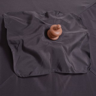 Outsunny Tilting Garden Umbrella 2x1,5m, 6 πηχάκια, Ξύλινο κοντάρι ...