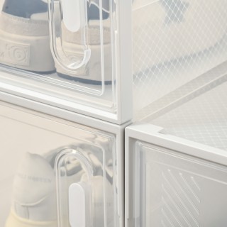 Αρθρωτό ντουλάπι παπουτσιών HOMCOM που εξοικονομεί χώρο, 18 κύβοι 2...