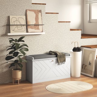 HOMCOM πάγκος παπουτσιών που εξοικονομεί χώρο με μαξιλάρι και πτυσσ... HOMCOM πάγκος παπουτσιών που εξοικονομεί χώρο με μαξιλάρι και πτυσσ...