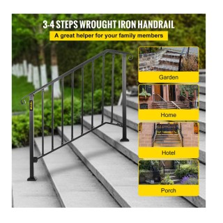 Σιδερένια Κάγκελα Σκάλας Εξωτερικού Χώρου για 3-4 Σκαλοπάτια 94 x 1... Σιδερένια Κάγκελα Σκάλας Εξωτερικού Χώρου για 3-4 Σκαλοπάτια 94 x 1...
