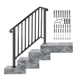 Σιδερένια Κάγκελα Σκάλας Εξωτερικού Χώρου για 3-4 Σκαλοπάτια 94 x 1... Σιδερένια Κάγκελα Σκάλας Εξωτερικού Χώρου για 3-4 Σκαλοπάτια 94 x 1...