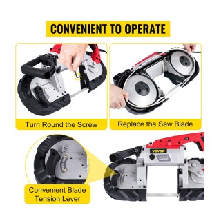 Σιδηροπρίονο Ταινίας 1100 W VEVOR BXSD5INCH220VY1JZV2 Σιδηροπρίονο Ταινίας 1100 W VEVOR BXSD5INCH220VY1JZV2