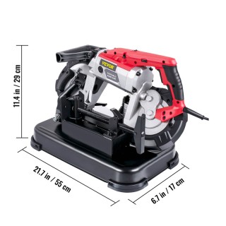 Σιδηροπρίονο Ταινίας 1100 W VEVOR BXSD5INCH220VY1JZV2 Σιδηροπρίονο Ταινίας 1100 W VEVOR BXSD5INCH220VY1JZV2