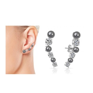 Σκουλαρίκια Philip Jones με Πέρλες και Κρύσταλλα Swarovski® Σκουλαρίκια Philip Jones με Πέρλες και Κρύσταλλα Swarovski®