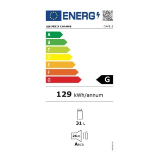 Συντηρητής Κρασιών 31 Lt - 12 Φιάλες Les Petits Champs CAVS12 Συντηρητής Κρασιών 31 Lt - 12 Φιάλες Les Petits Champs CAVS12