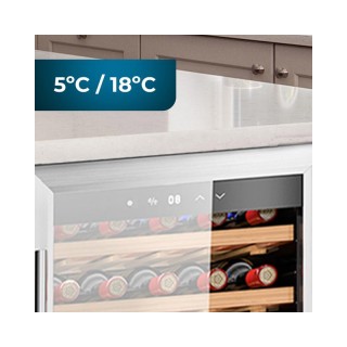 Συντηρητής Κρασιών 34 Φιαλών με Συμπιεστή Cecotec Grand Sommelier 3... Συντηρητής Κρασιών 34 Φιαλών με Συμπιεστή Cecotec Grand Sommelier 3...