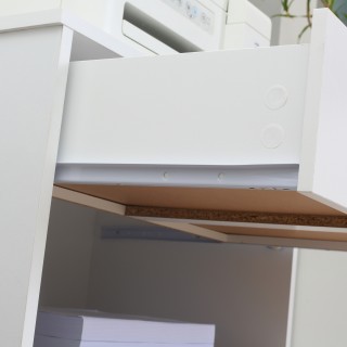 Βάση φορητού εκτυπωτή Vinsetto με 4 ρόδες, συρτάρι και ντουλάπι, 60...