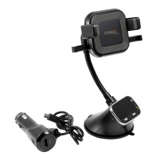 Συσκευή Bluetooth FM Transmitter με Βάση Ασύρματης Φόρτισης Technax... Συσκευή Bluetooth FM Transmitter με Βάση Ασύρματης Φόρτισης Technax...