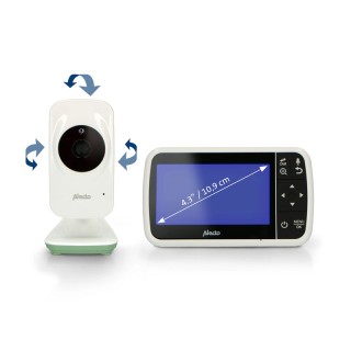 Συσκευή Παρακολούθησης Μωρού με Έγχρωμη Οθόνη 4.3 Alecto 100946 DVM...