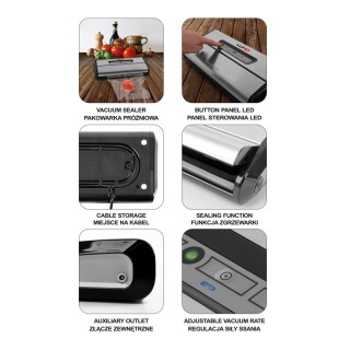 Συσκευή Σφραγίσματος Τροφίμων σε Σακούλα 280 mm LUND 67882 Συσκευή Σφραγίσματος Τροφίμων σε Σακούλα 280 mm LUND 67882