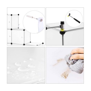 Σύστημα Αποθήκευσης - Ντουλάπα με 16 Κύβους 153 x 31 x 153 cm Χρώμα... Σύστημα Αποθήκευσης - Ντουλάπα με 16 Κύβους 153 x 31 x 153 cm Χρώμα...