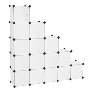 Σύστημα Αποθήκευσης - Ντουλάπα με 16 Κύβους 153 x 31 x 153 cm Χρώμα... Σύστημα Αποθήκευσης - Ντουλάπα με 16 Κύβους 153 x 31 x 153 cm Χρώμα...