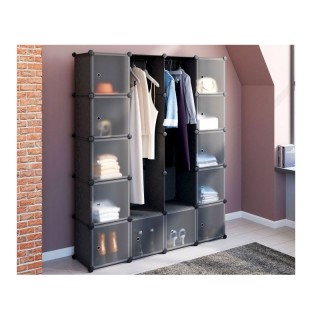 Σύστημα Αποθήκευσης - Ντουλάπα με 12 Κύβους και 2 Ράγες 143 x 36 x ...