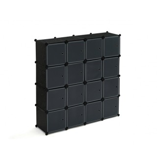 Σύστημα Αποθήκευσης - Ντουλάπα με 16 Κύβους 124 x 31 x 124 cm Idomy... Σύστημα Αποθήκευσης - Ντουλάπα με 16 Κύβους 124 x 31 x 124 cm Idomy...